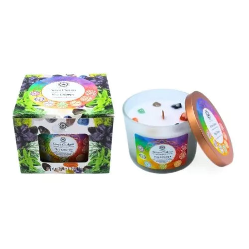 Bougie "7 CHAKRAS"NAG CHAMPA