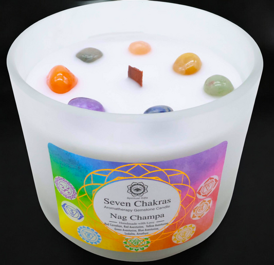 Bougie "7 CHAKRAS"NAG CHAMPA