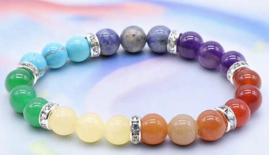 Bracelet 7 chakras Mix