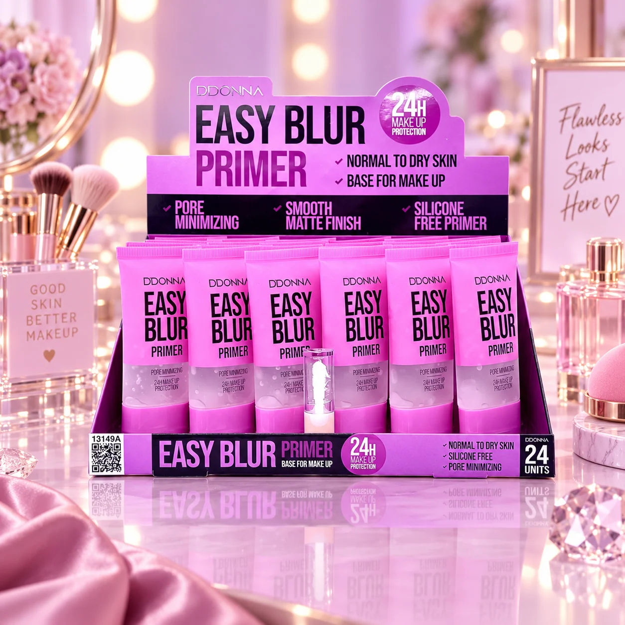 💗 Base de Maquillage Easy Blur Primer D’Donna – Effet Floutant & Matifiant – Sans Silicone