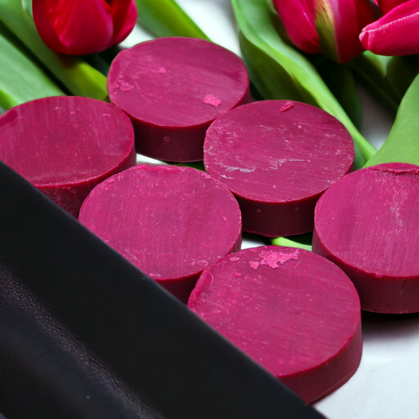 Shampoing Solide CERISE BONBON - BRILLANCE & ANTI-PELLICULAIRE