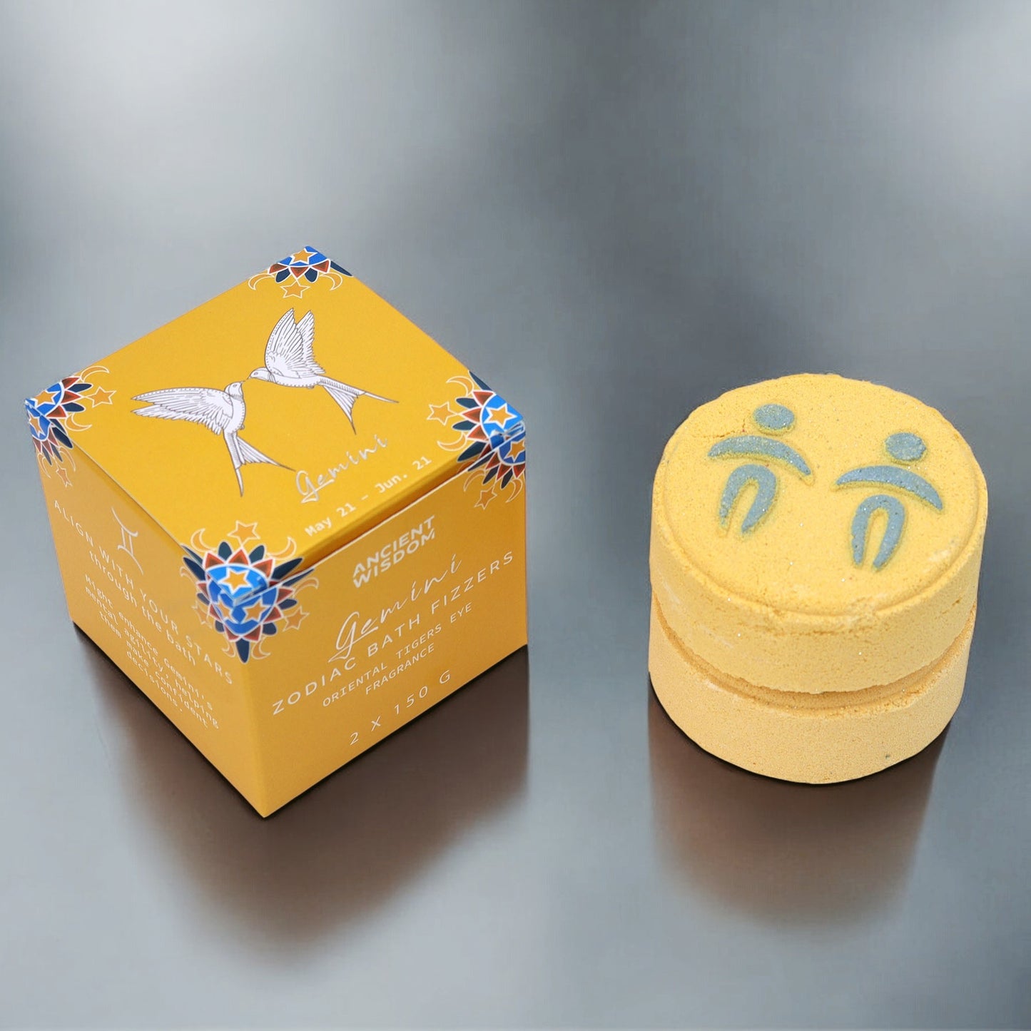 đSET DE FIZZER DE BAIN ASTROLOGIQUE "âGĂMEAUXâ"đ