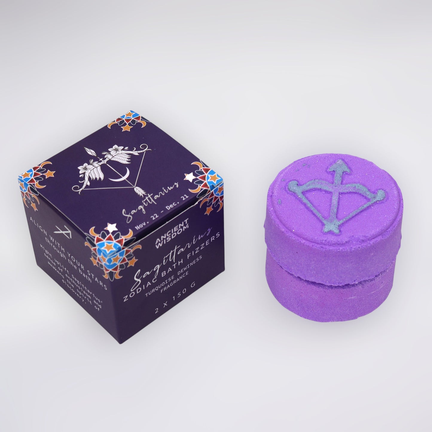 đSET DE FIZZER DE BAIN ASTROLOGIQUE "âSAGITTAIREâ"đ