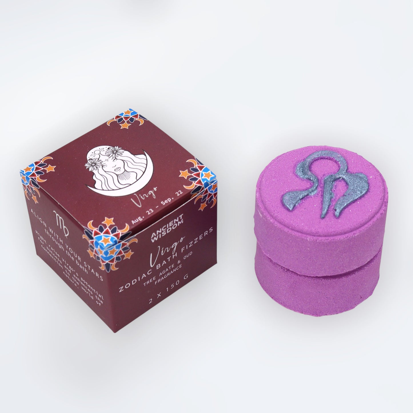 đSET DE FIZZER DE BAIN ASTROLOGIQUE "âVIERGEâ"đ