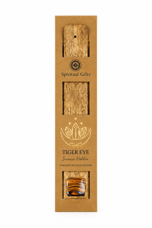 🆕Wooden Incense Holder & Tiger's Eye🆕