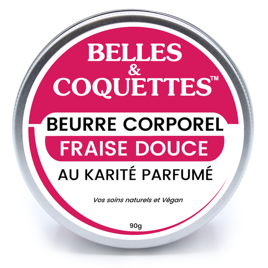 Beurre au Karité Parfumé - FRAISE DOUCE