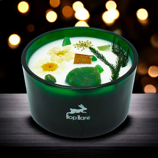 Bougie du Magicien "PROTECTION&GUÉRISON" - à la Menthe avec JADE