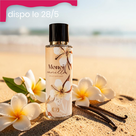 - PRÉ COMMANDE - 🆕Brume Parfumée Monoï Vanille250 ML🆕