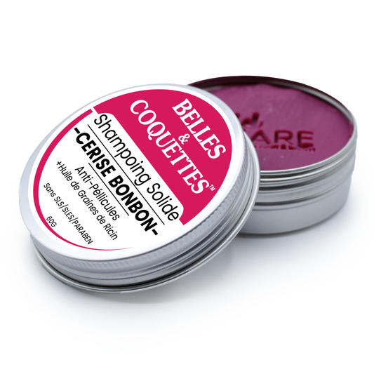 Shampoing Solide BONBON CERISE - 60g