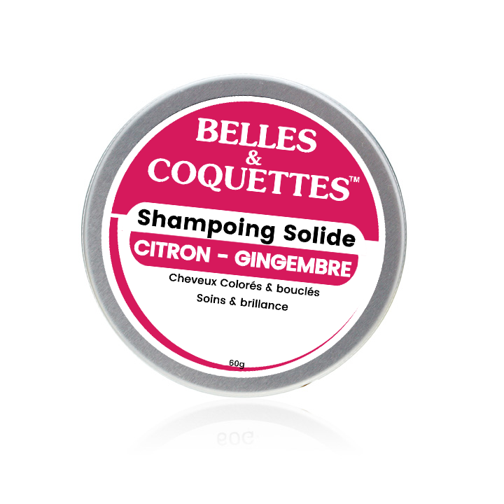 Shampoing Solide CITRON-GINGEMBRE - 60g