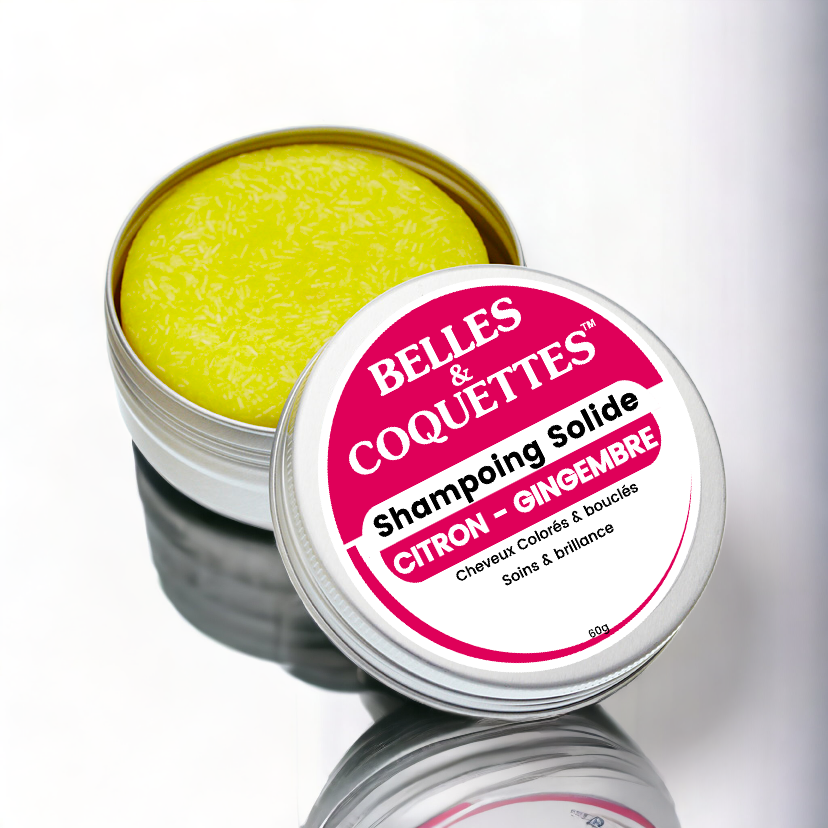 Shampoing Solide CITRON-GINGEMBRE - 60g