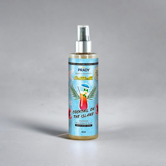 🆕Brume Scintillante parfumée "COCKTAIL ON THE ISLAND BRILLIBRILLI" DE PRADY