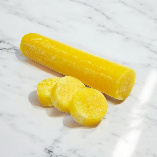 "Savon éponge parfumé pour le corps"