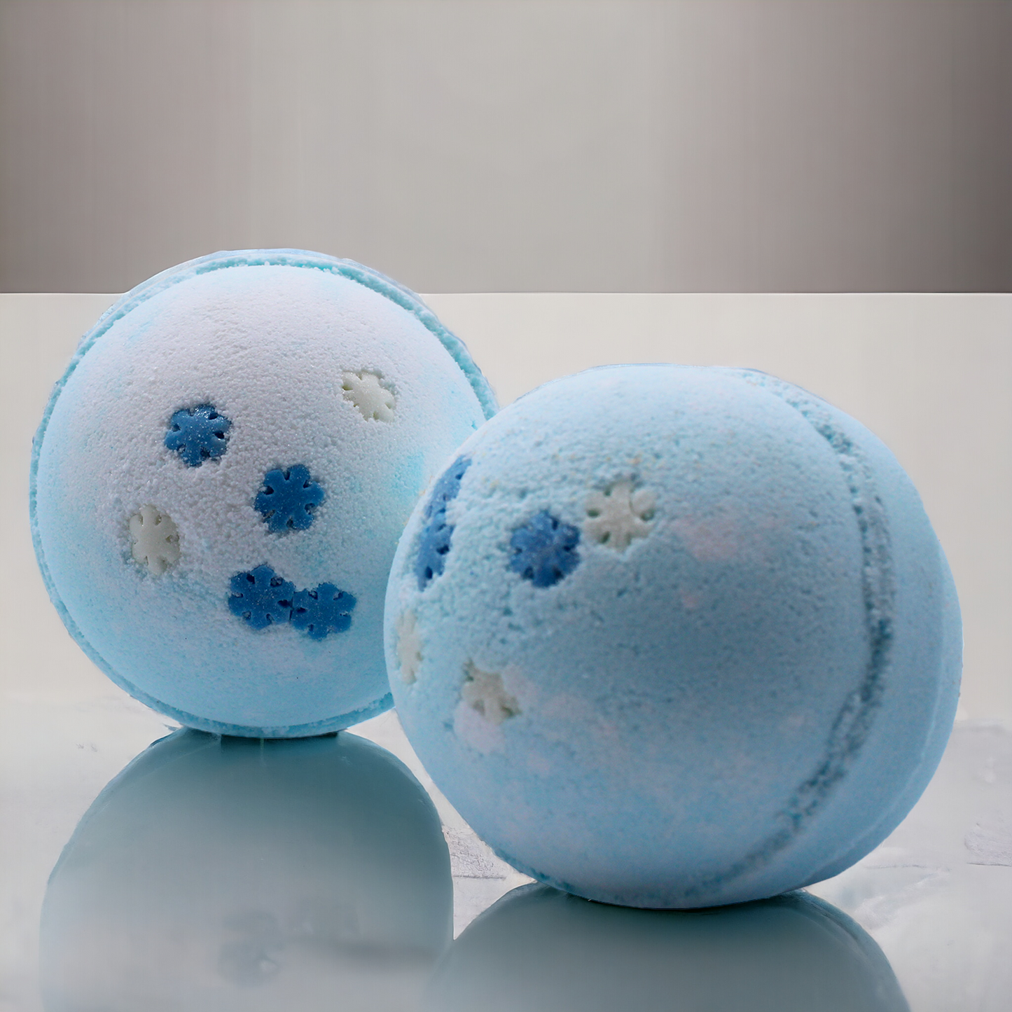 ❄️ Boule de bain flocon de neige - Myrtilles ❄️