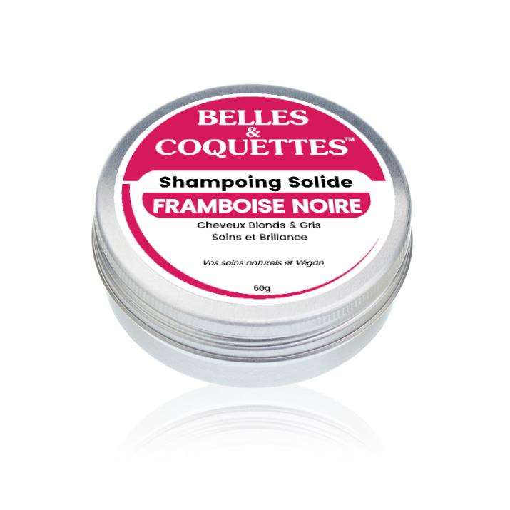 Shampoing Solide FRAMBOISES NOIRES - 60g