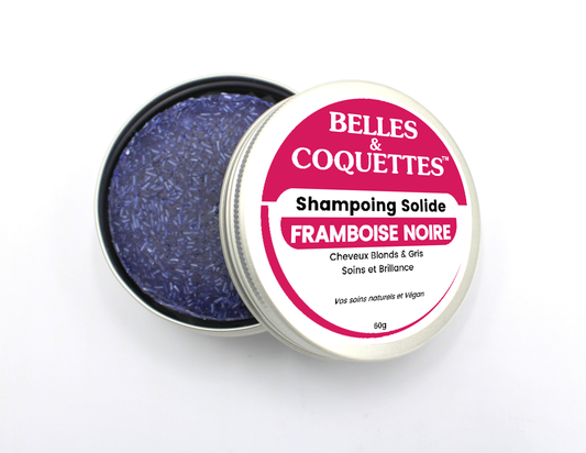 Shampoing Solide FRAMBOISES NOIRES - 60g