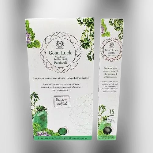 Encens Green Tree Gemstone "GOOD LUCK"