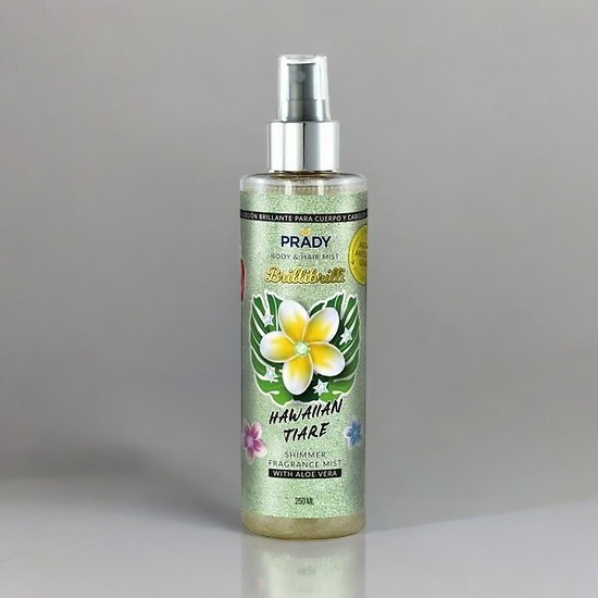 Brume Scintillante parfumée "HAWAIIAN TIARE BRILLIBRILLI" DE PRADY