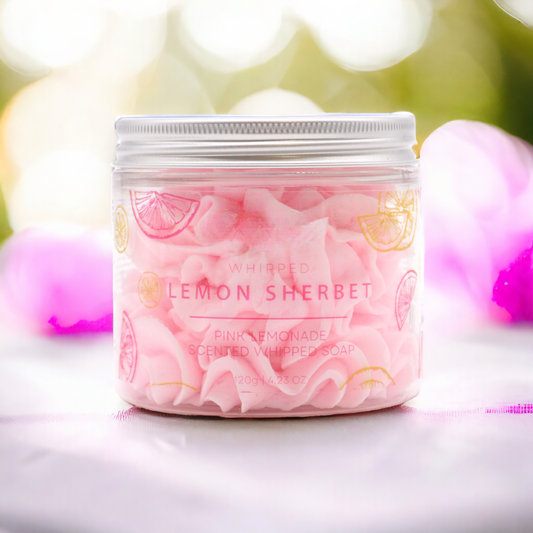 SAVON CRÈME FOUETTÉE "LIMONADE ROSE"