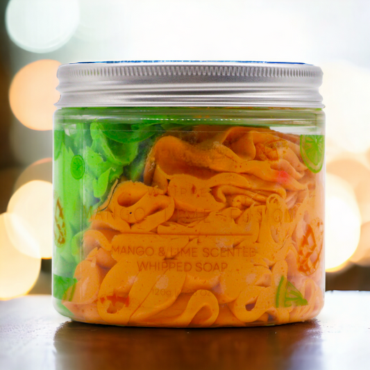 SAVON CRÈME FOUETTÉE "MANGUE&CITRON VERT"
