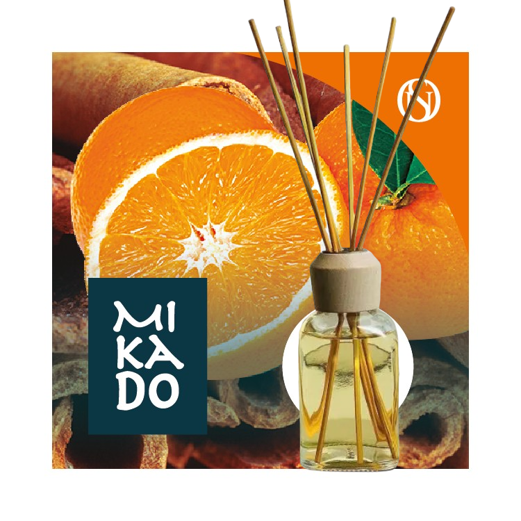 Mikado "ORANGE&CANNELLE"