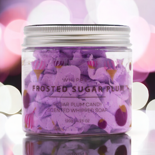 SAVON CRÈME FOUETTÉE "PRUNE SUCRÉE GIVRÉE"