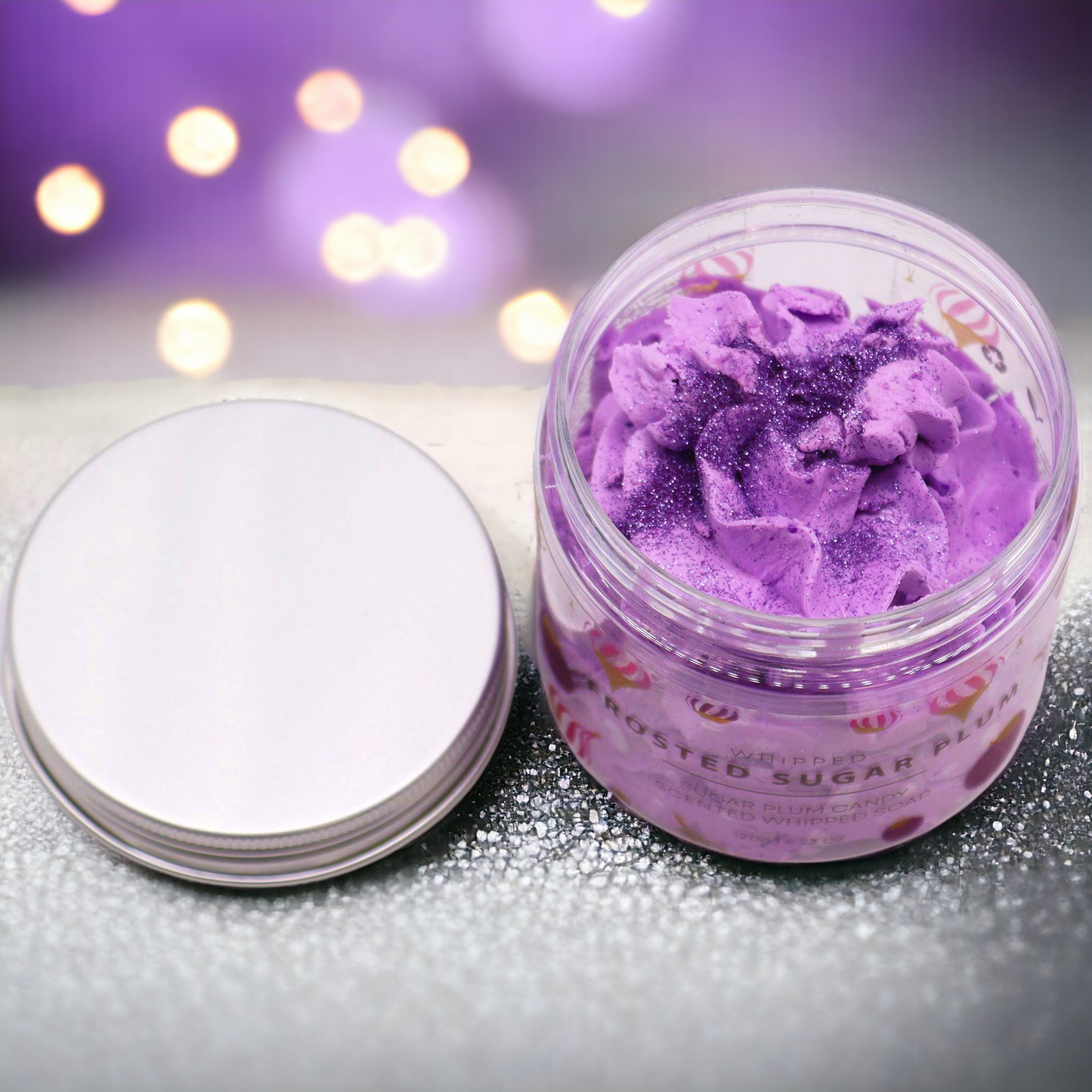 SAVON CRÈME FOUETTÉE "PRUNE SUCRÉE GIVRÉE"