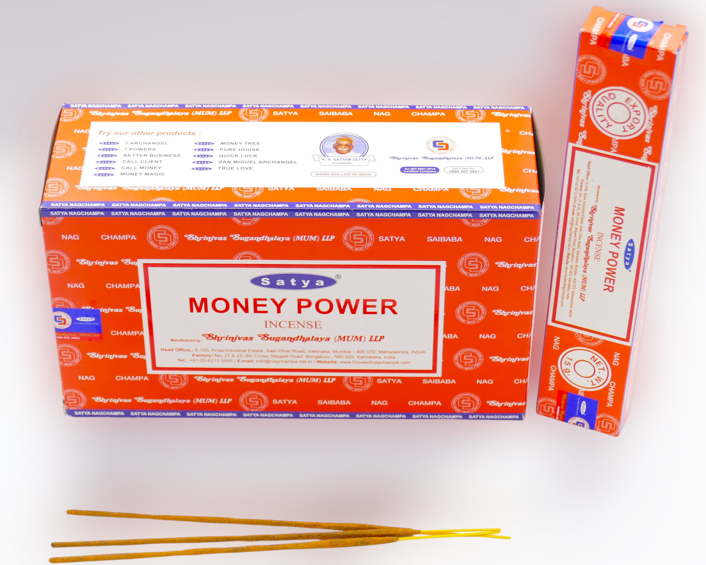 🆕Encens Satya Nag Champa "Money Power"🆕