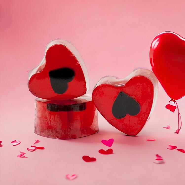Savon COEUR "QUEEN" Reine de Pique