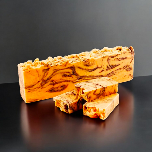 🆕Savon artisanal ORANGE & CANNELLE à L'huile d'Olive V2🆕