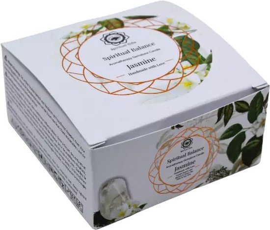 🆕Bougie Green Tree " Équilibre Spirituel"Jasmin et Cristal de Quartz -70g