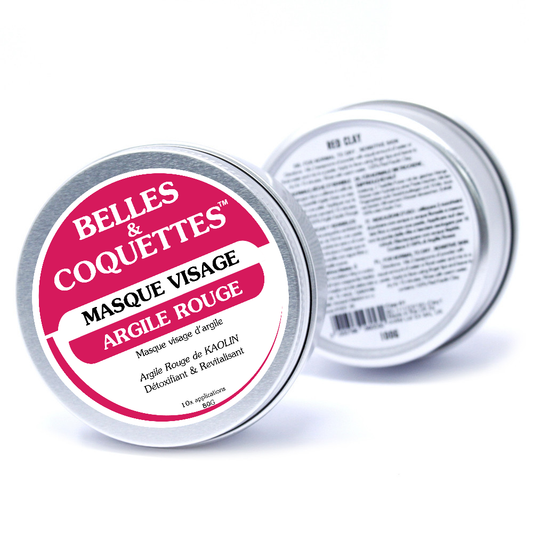 Masque visage à l'argile rouge 80g ANTI INFLAMMATOIRE