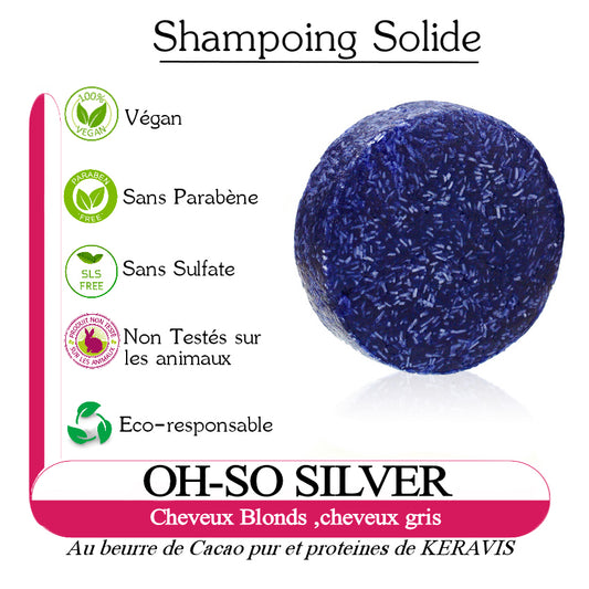 Shampoing solide OH-SO-SILVER - 60g