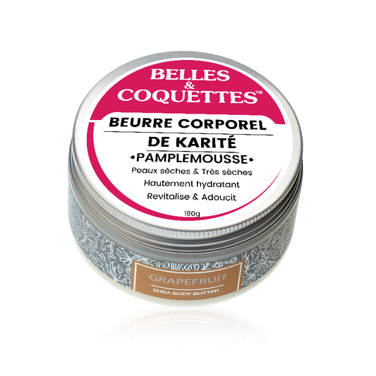 Beurre Corporel au Karité-PAMPLEMOUSSE -180g