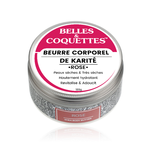 Beurre Corporel au Karité-ROSE -180g