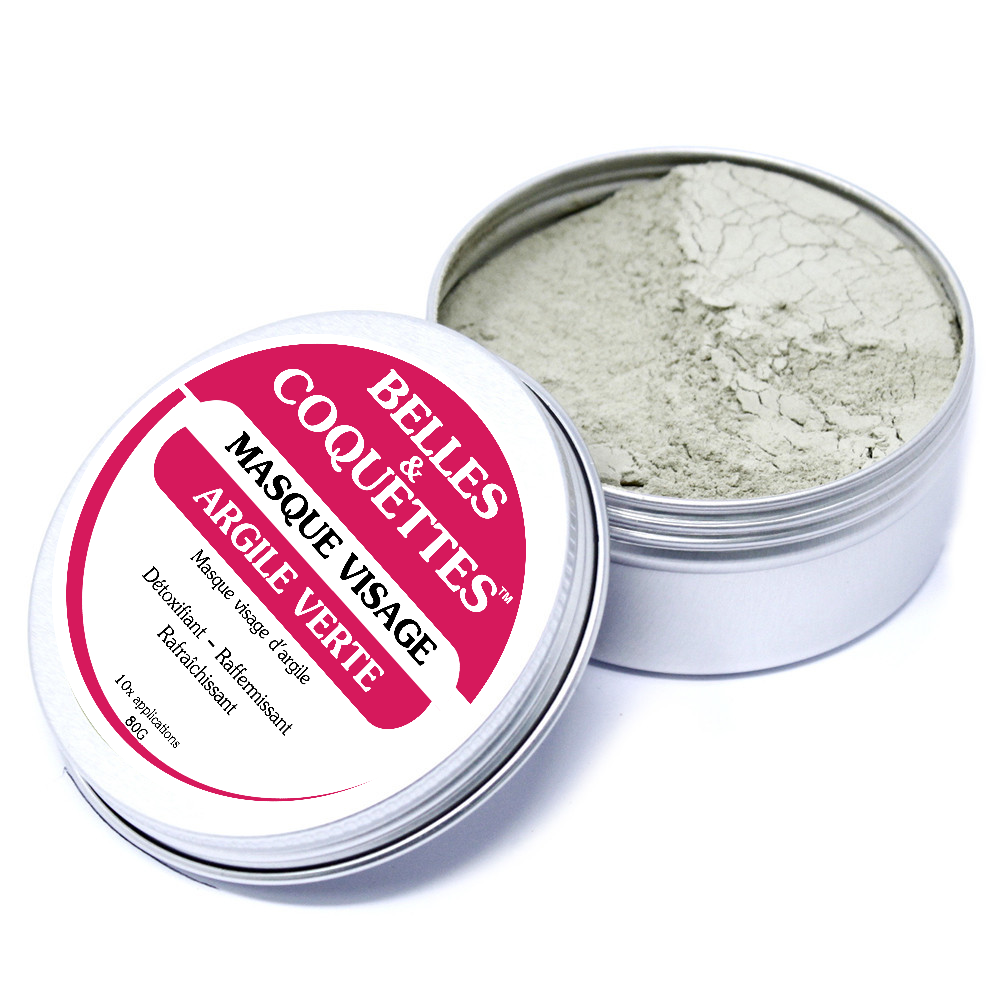 Masque Visage Argile Verte 80g - IDEAL DETOX