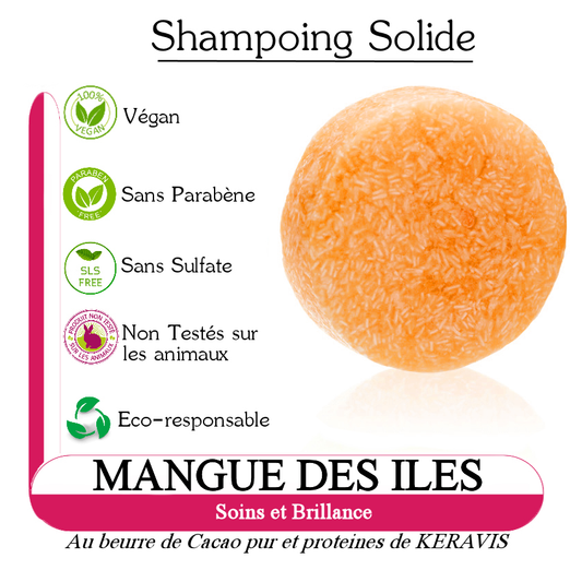 Shampoing Solide MANGUE DES ILES - 60g