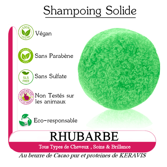 Shampoing Solide RHUBARBE- 60g