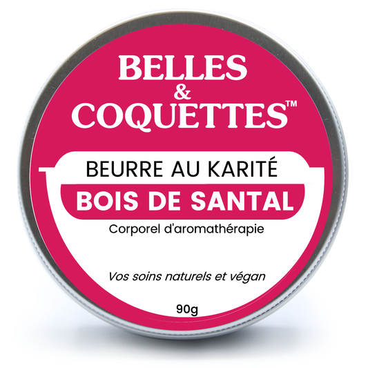 Beurre au Karité d'Aromathérapie - BOIS DE SANTAL
