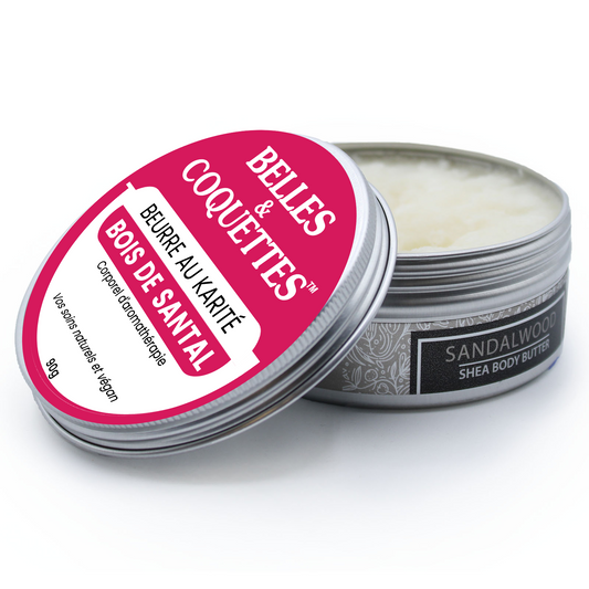 Beurre au Karité d'Aromathérapie - BOIS DE SANTAL