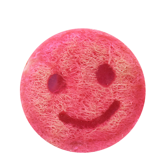 Savon Exfoliant Happy au Loofah -FRAISE&GOYAVE