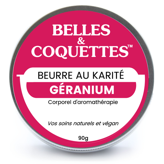Beurre au Karité d'Aromathérapie - GÉRANIUM