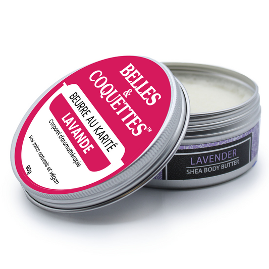 Beurre au Karité d'Aromathérapie - LAVANDE