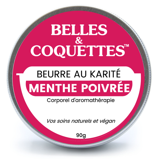 Beurre au Karité d'Aromathérapie - MENTHE POIVREE