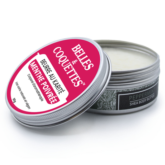 Beurre au Karité d'Aromathérapie - MENTHE POIVREE