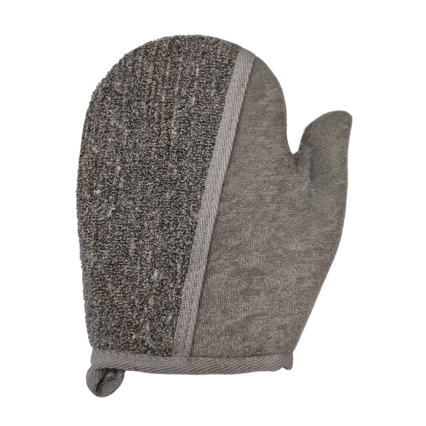 Gant de Bain en Bambou & Lin - Anthracite