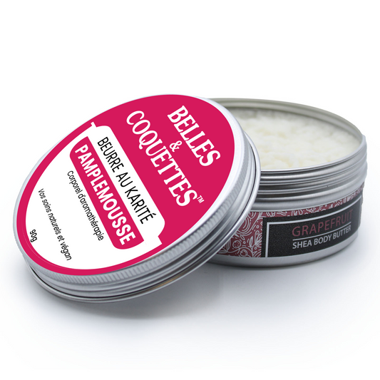 Beurre au Karité d'Aromathérapie - PAMPLEMOUSSE
