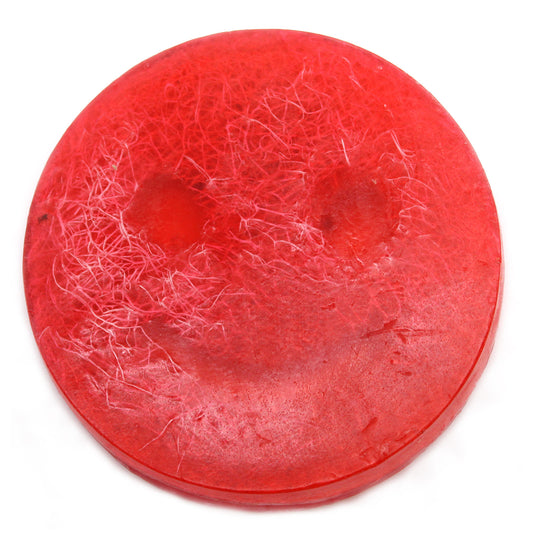 Savon Exfoliant Happy au Loofah -FRAISE&GOYAVE