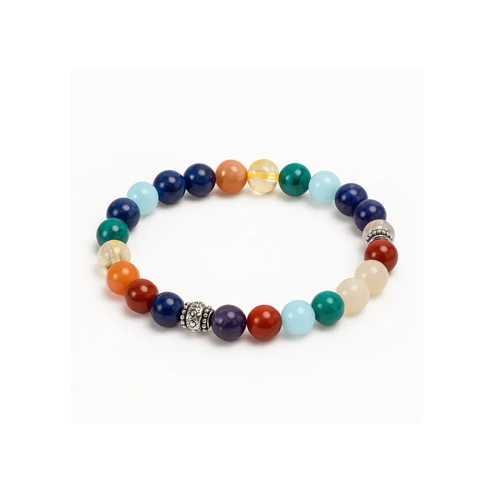 🆕Bracelet 7 Chakras Premium – Pierres naturelles 8 mm🆕