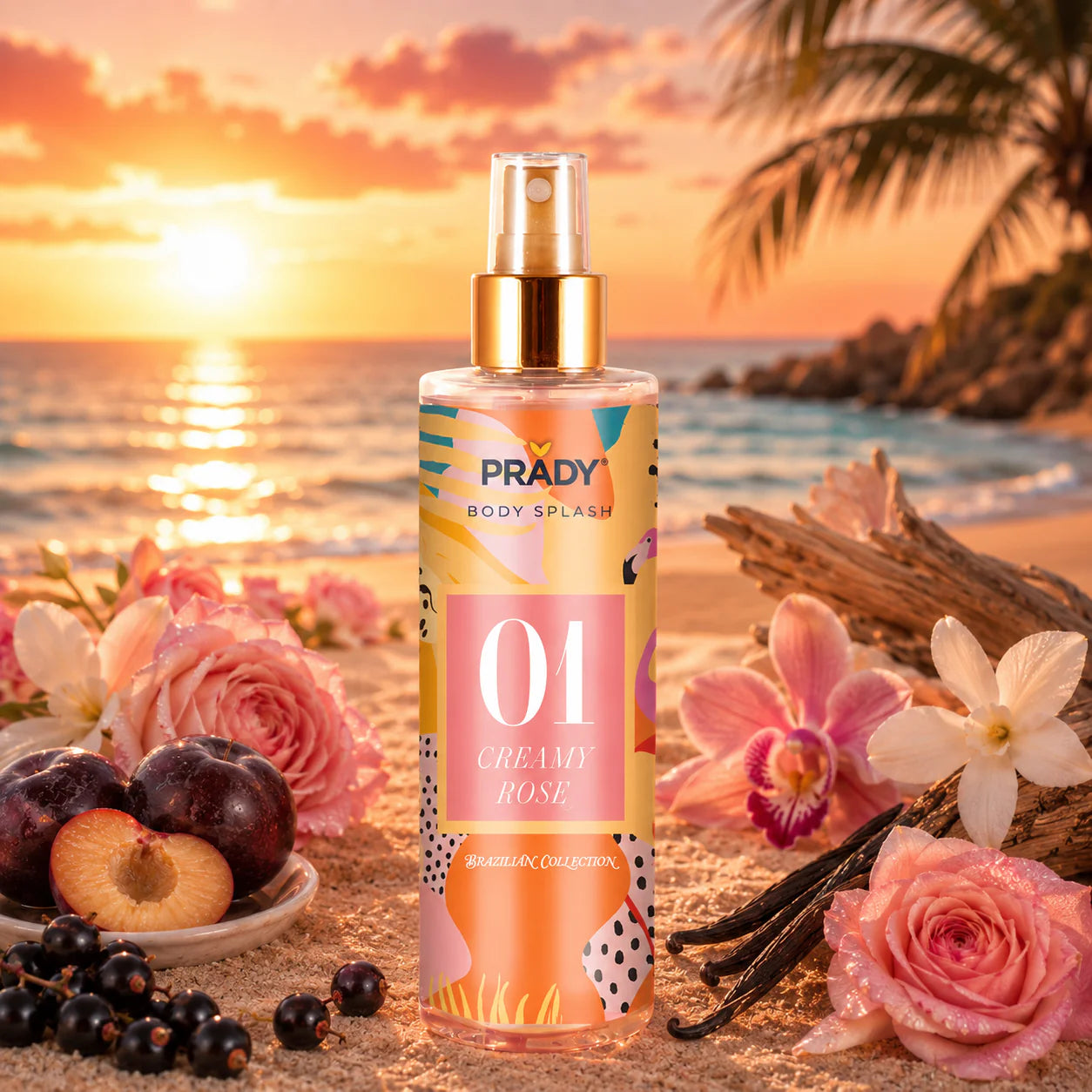 🆕Brume parfumée "Body Splash Creamy Rose 01 PRADY🆕=> PRÉ ORDER 5.6